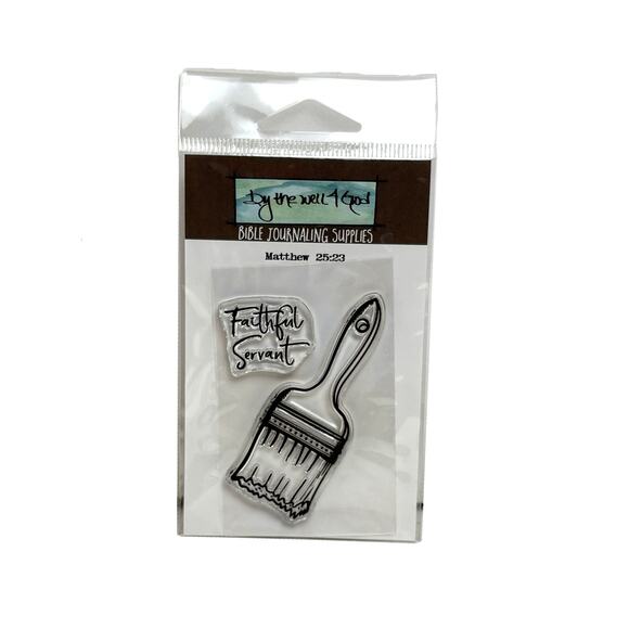 Lot Of 13 Christian Scrapbooking Stamps By The Well With Scripture Reference NEW - Picture 3 of 3